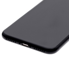 Back Housing W/ Small Components Pre-Installed Compatible For iPhone SE (2020) (Used OEM Pull: Grade C) (Black)