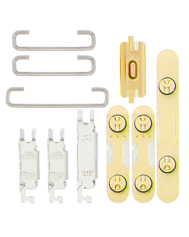 Hard Buttons (Power / Volume / Switch) Compatible For iPhone 11 (Yellow)