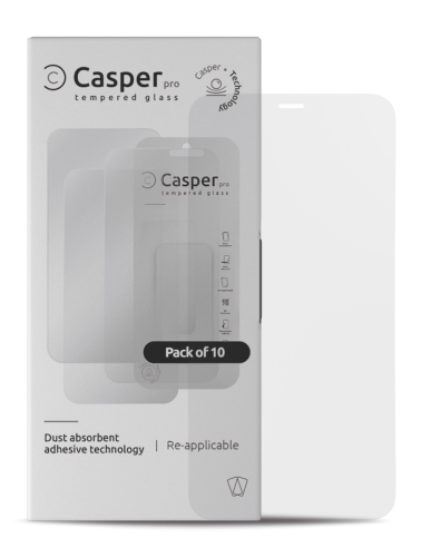 Casper Pro Tempered Glass Compatible For iPhone X / XS / 11 Pro (10 Pack) (Matte)