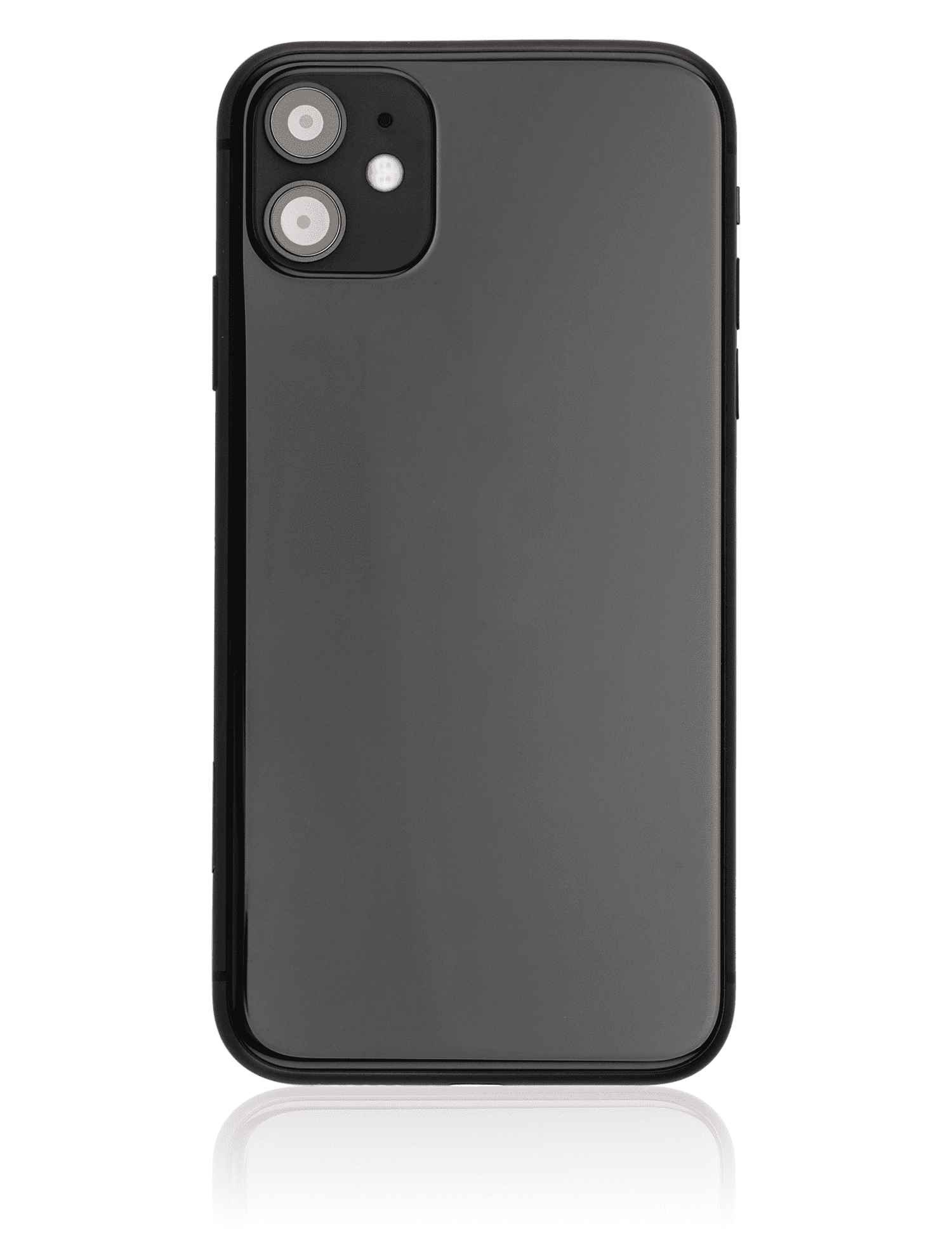 Back Housing W/ Small Components Pre-Installed Compatible For iPhone 11 (Used OEM Pull: Grade B) (Black)