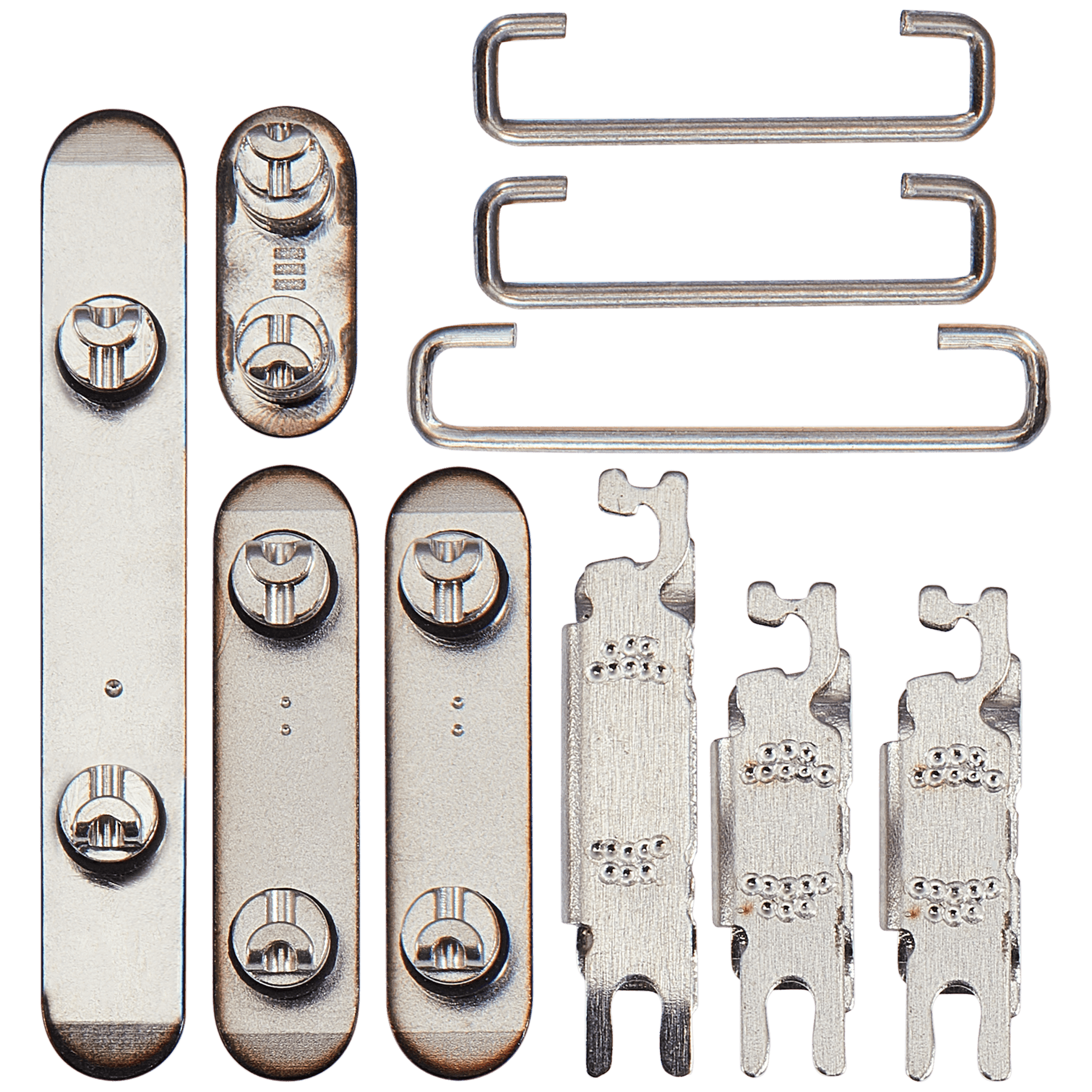 Hard Buttons (Power / Volume / Switch) Compatible For iPhone 15 Pro / 15 Pro Max (Blue Titanium)
