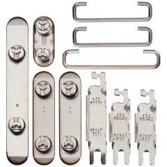 Hard Buttons (Power / Volume / Switch) Compatible For iPhone 15 Pro / 15 Pro Max (Blue Titanium)