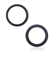 Back Camera Bezel Ring Only Compatible For iPhone 14 / 14 Plus (Midnight) (2 Piece Set)