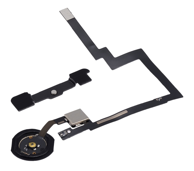 Home Button With Flex Compatible For iPad Mini 3 (White)