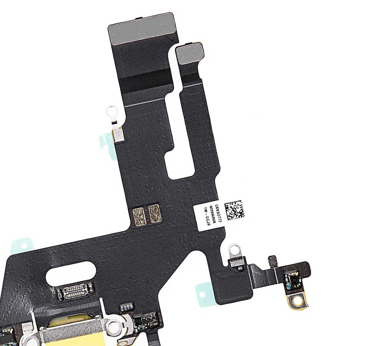 Charging Port Flex Cable Compatible For iPhone 11 (Premium) (Yellow)
