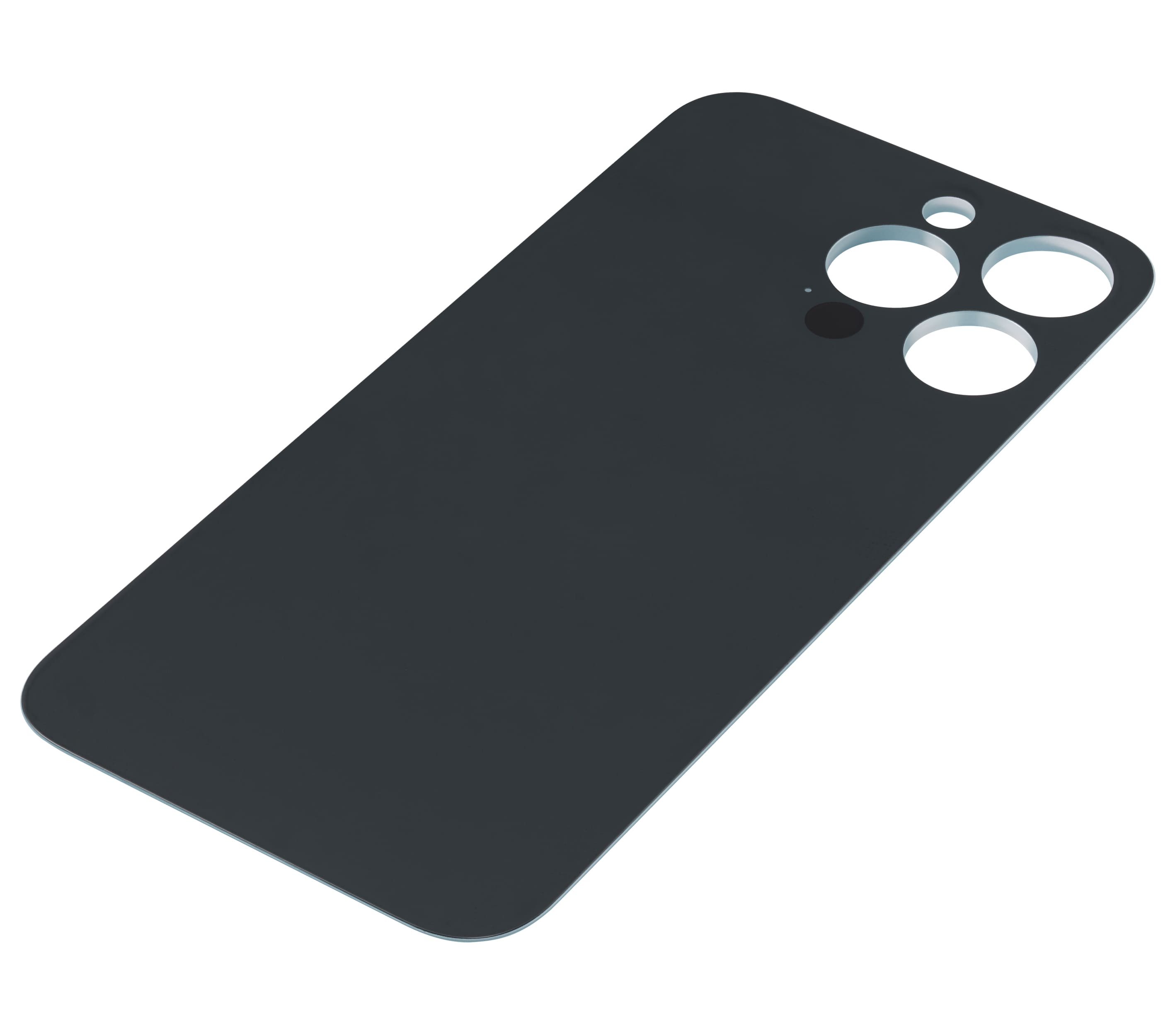 Back Glass With 3M Adhesive Compatible For iPhone 13 Pro (No Logo / Large Camera Hole) (Sierra Blue)