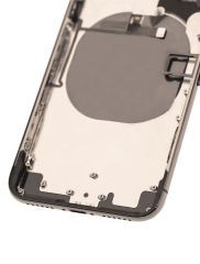 Back Housing W/ Small Components Pre-Installed Compatible For iPhone X (Used OEM Pull: Grade A) (Space Gray)