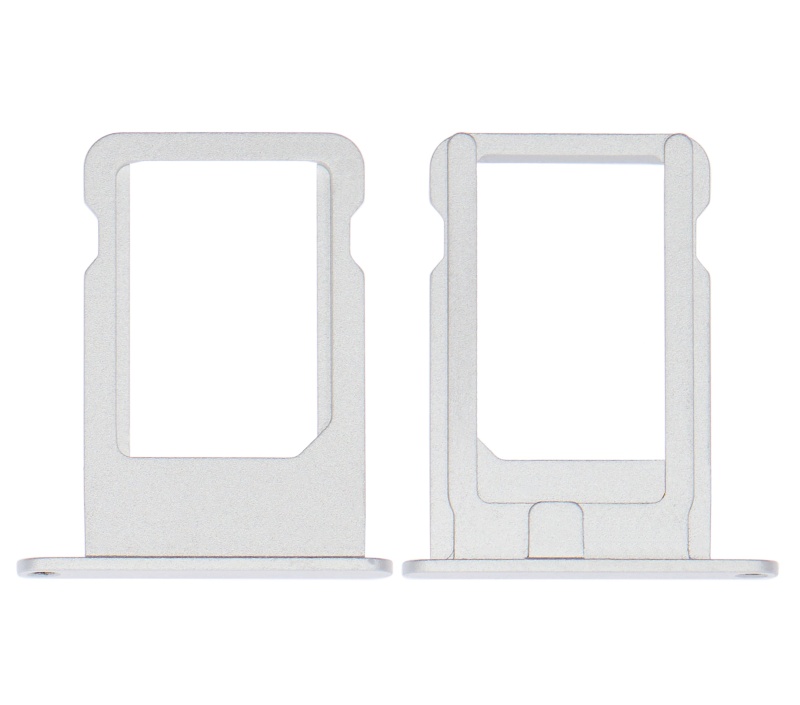Sim Tray Compatible For iPhone 5S / SE (2016) (Silver)