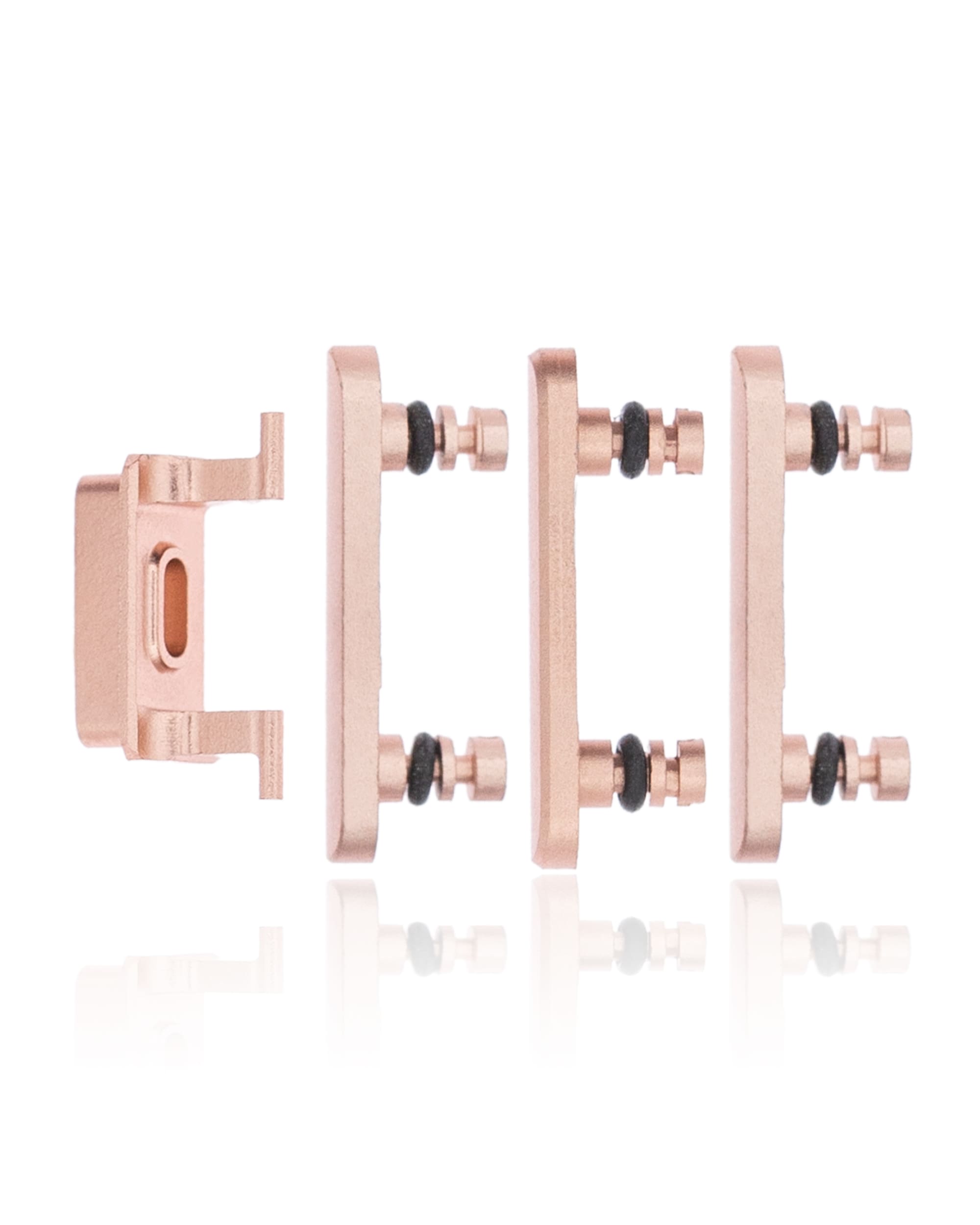 Hard Buttons (Power / Volume / Switch) Compatible For iPhone 7 Plus (Rose Gold)