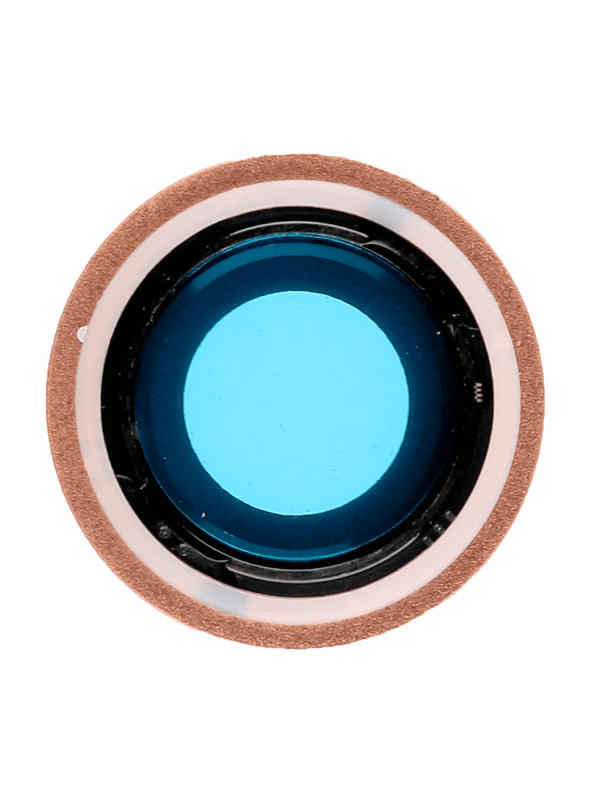 Back Camera Lens With Bracket & Bezel Compatible For iPhone 8 (Gold) (10 Pack)