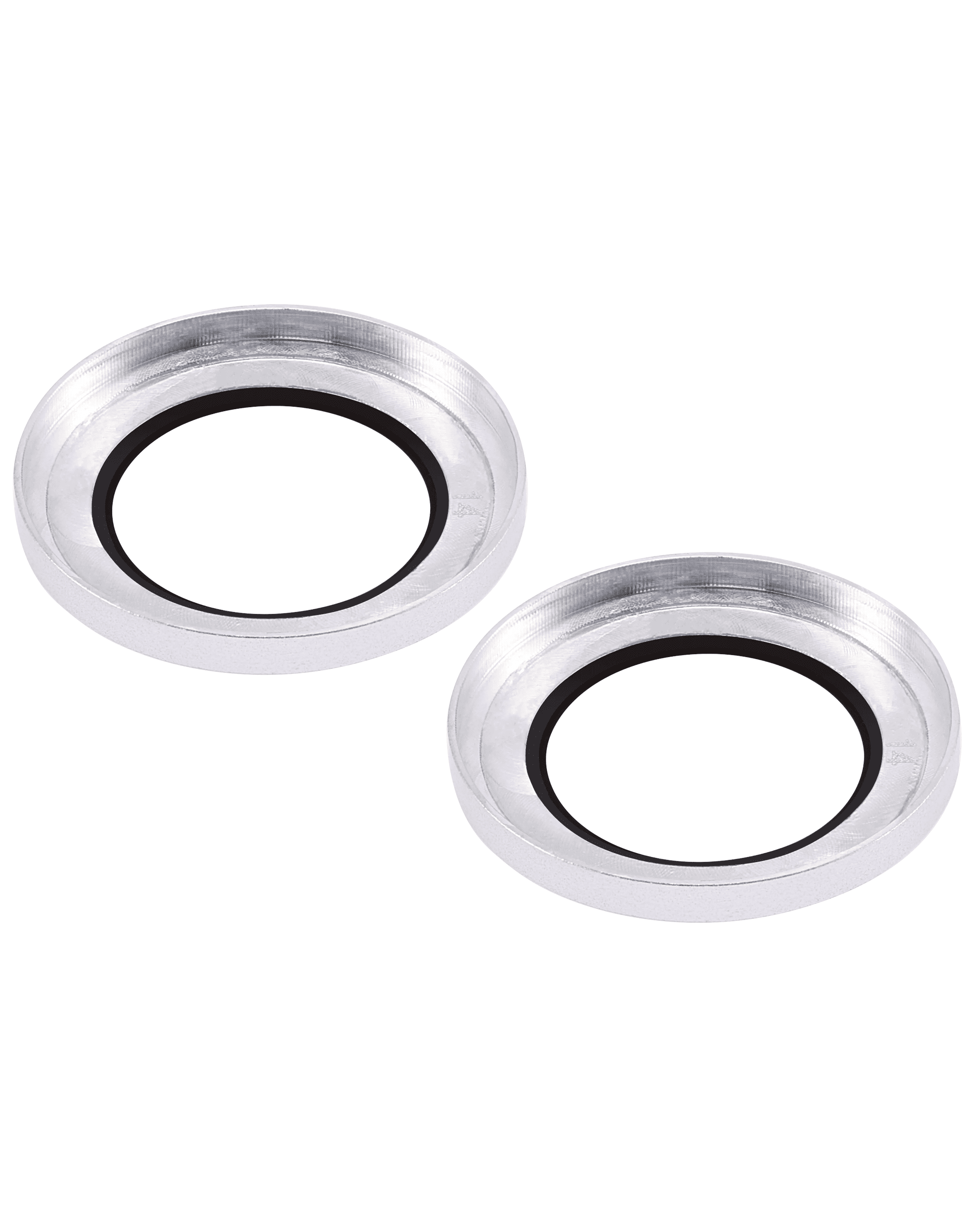 Casper Camera Lens Protector Compatible For iPhone 14 / 14 Plus (Silver) (Clear)