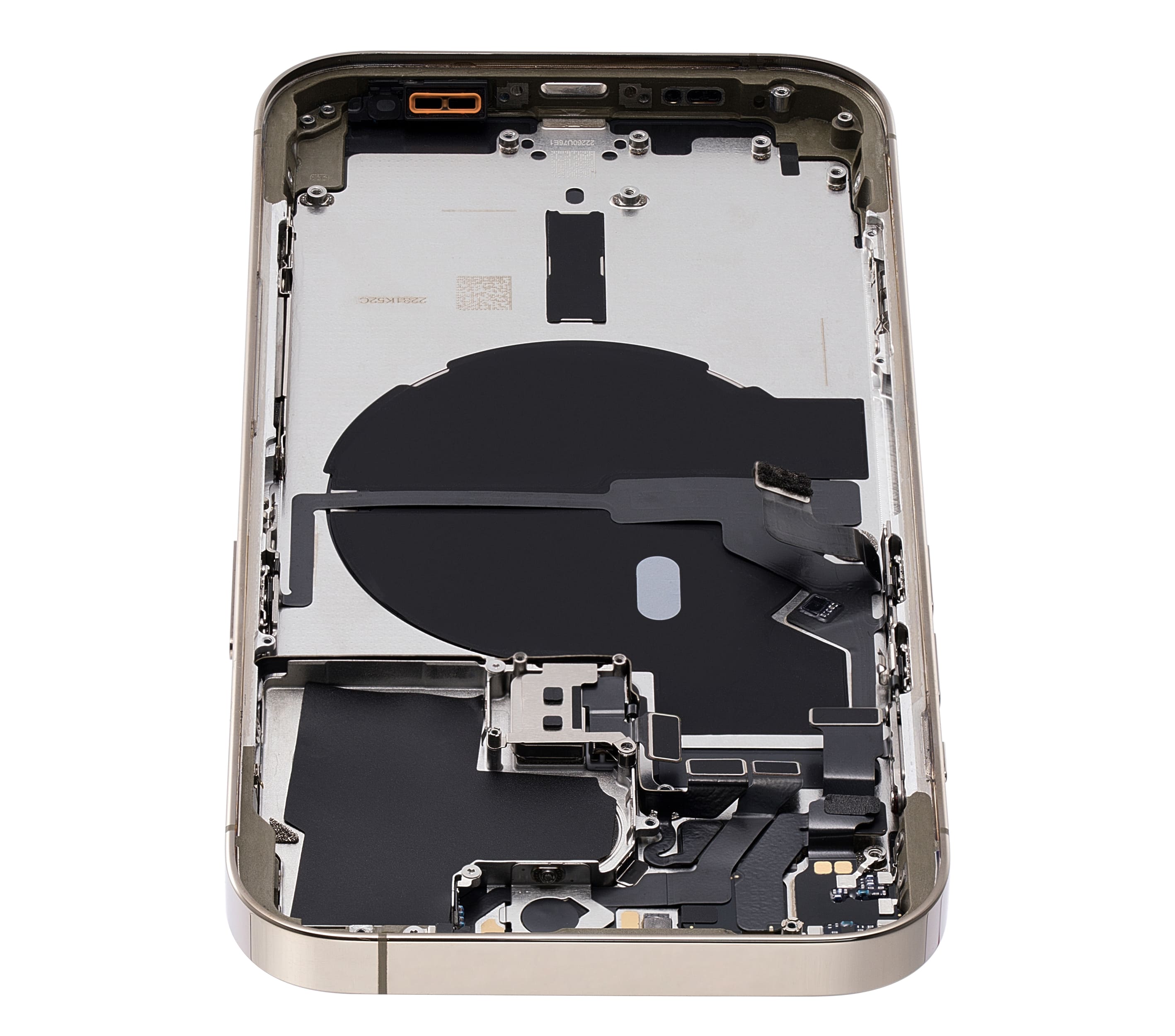 Back Housing W/ Small Pre-Installed Compatible For iPhone 14 Pro (U.S Version) (Used OEM Pull: Grade A) (Gold)