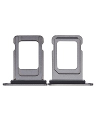 Single Sim Card Tray Compatible For iPhone 14 Pro / 14 Pro Max (Space Black)