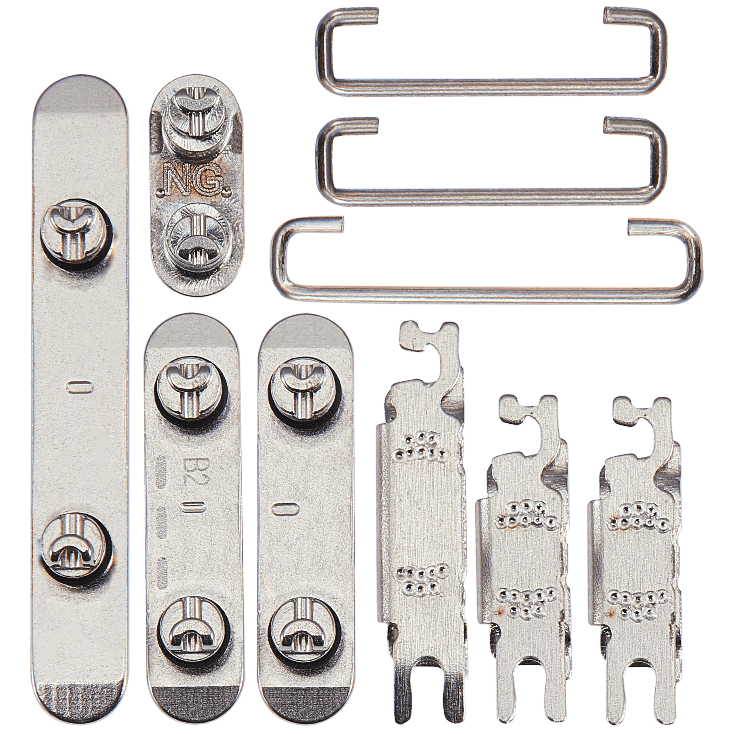 Hard Buttons (Power / Volume / Switch) Compatible For iPhone 15 Pro / 15 Pro Max (White Titanium)