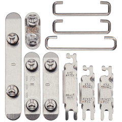 Hard Buttons (Power / Volume / Switch) Compatible For iPhone 15 Pro / 15 Pro Max (White Titanium)
