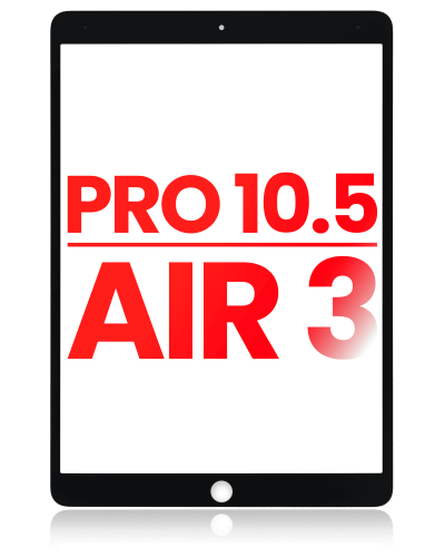 Front Glass Only Compatible For iPad Pro 10.5" / iPad Air 3 (Black) (Glass Separation Required)