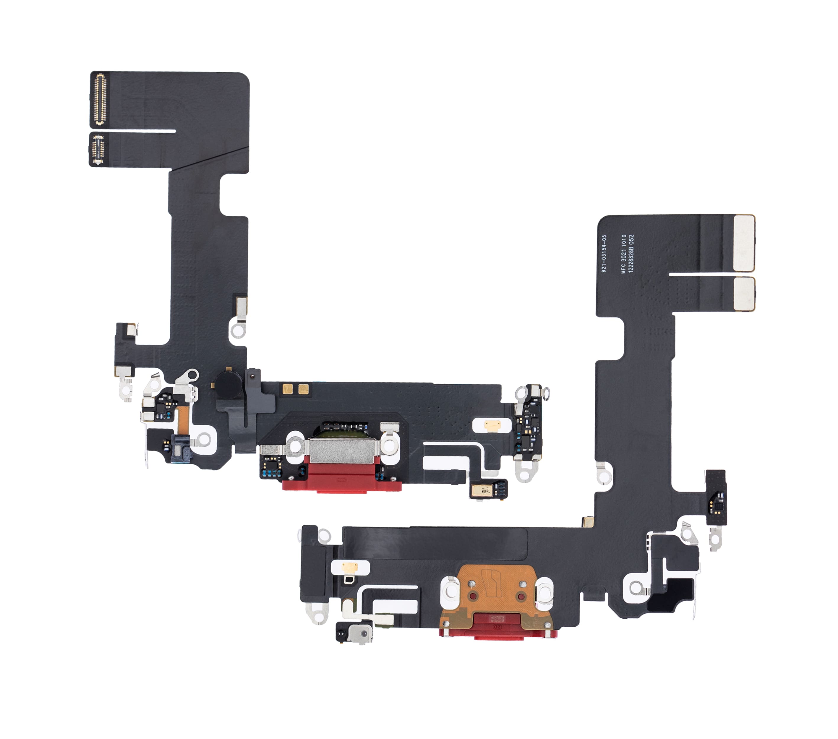 Charging Port Flex Cable Compatible For iPhone 13 (Premium) (Red)