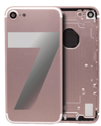Back Housing Compatible For iPhone 7 (GENERIC) (Rose Gold)