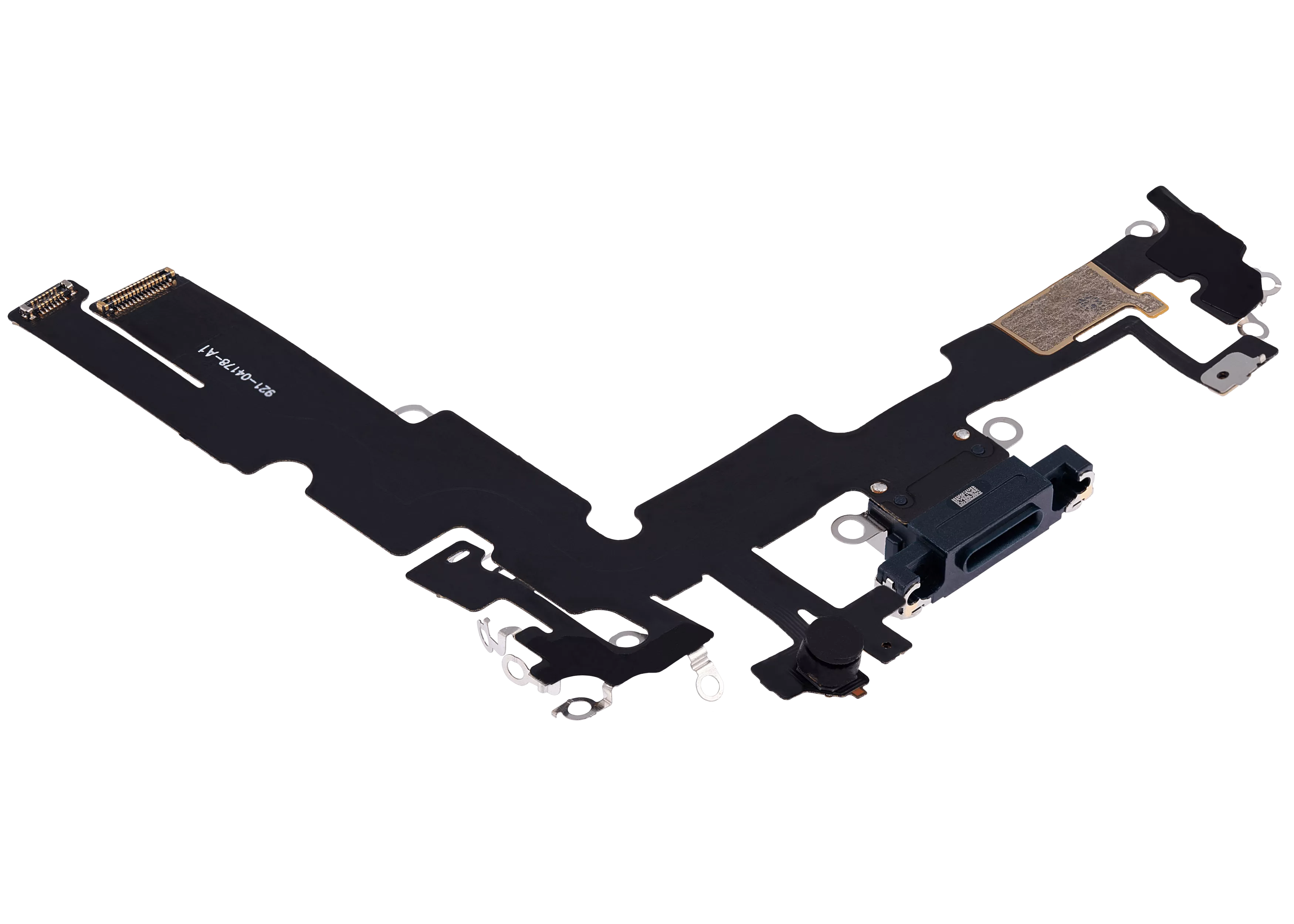 Charging Port Flex Cable Compatible For iPhone 14 Plus (Aftermarket Plus) (Midnight)