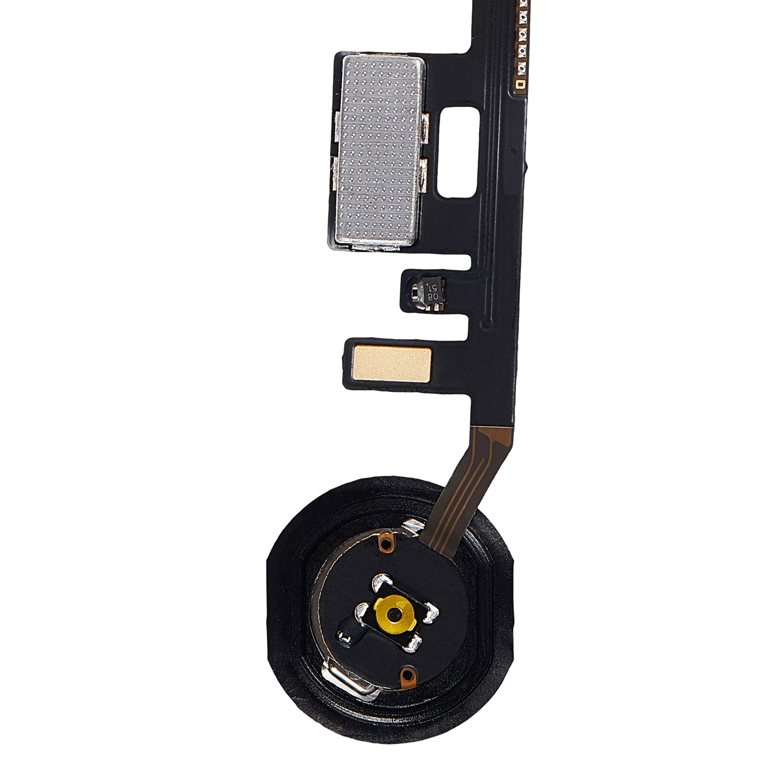 Home Button Flex Cable Compatible For iPad 5 (2017) / iPad 6 (2018) (Aftermarket Plus) (Black)