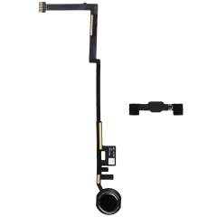 Home Button Flex Cable Compatible For iPad 5 (2017) / iPad 6 (2018) (Aftermarket Plus) (Black)