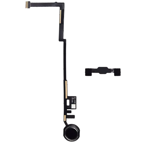 Home Button Flex Cable Compatible For iPad 5 (2017) / iPad 6 (2018) (Aftermarket Plus) (Black)
