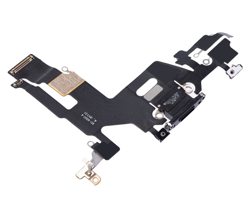 Charging Port Flex Cable Compatible For iPhone 11 (Used OEM Pull) (Black)