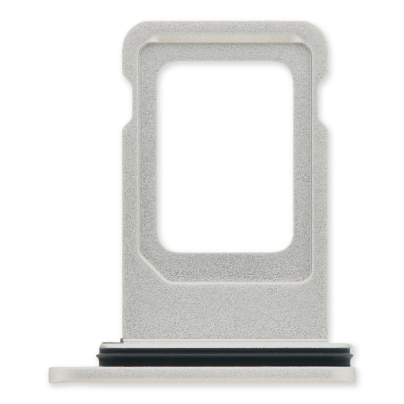 Dual Sim Card Tray Compatible For iPhone 11 (White)