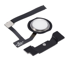 Home Button With Flex Compatible For iPad Mini 5 (Silver)
