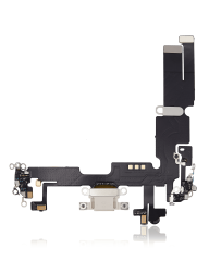 Charging Port Flex Cable Compatible For iPhone 14 Plus (Aftermarket Plus) (Starlight)