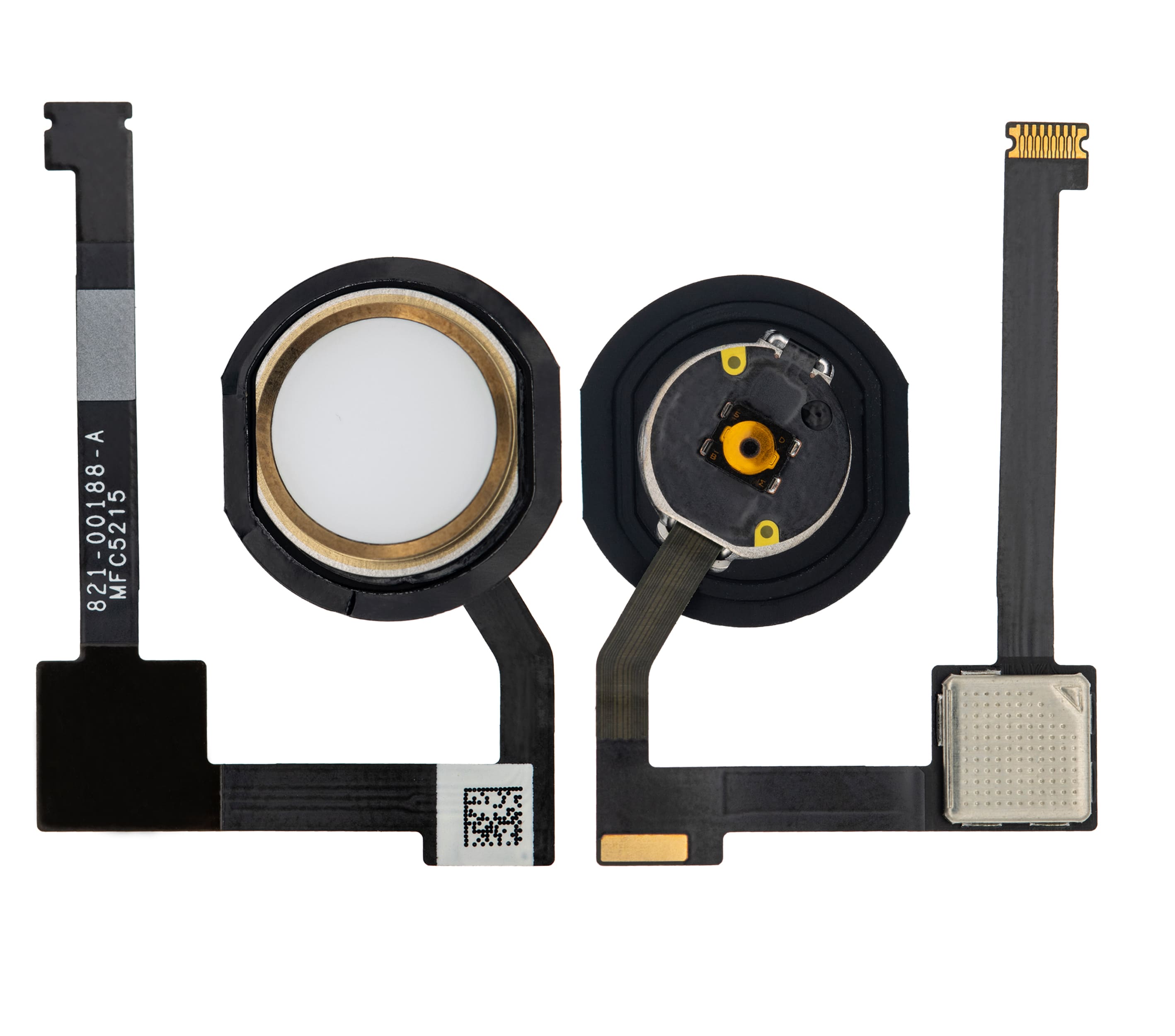 Home Button With Flex Compatible For iPad Pro 12.9" 1st Gen (2015) / Air 2 (Gold)