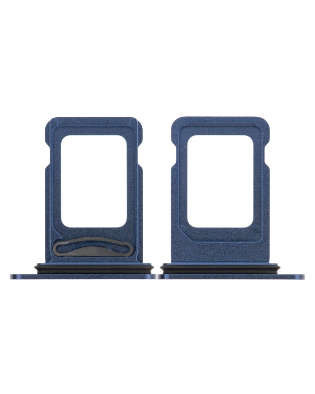 Dual Sim Card Tray Compatible For iPhone 12 (Blue)