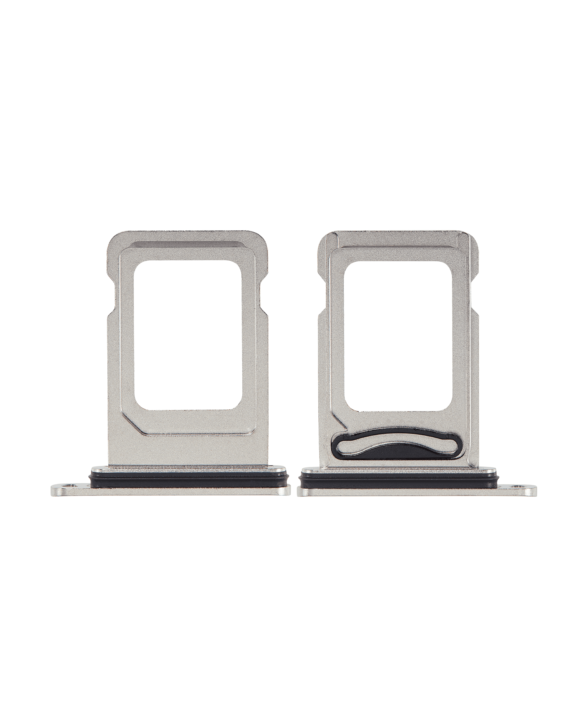 Dual Sim Card Tray Compatible For iPhone 11 Pro / 11 Pro Max (Matte Silver)
