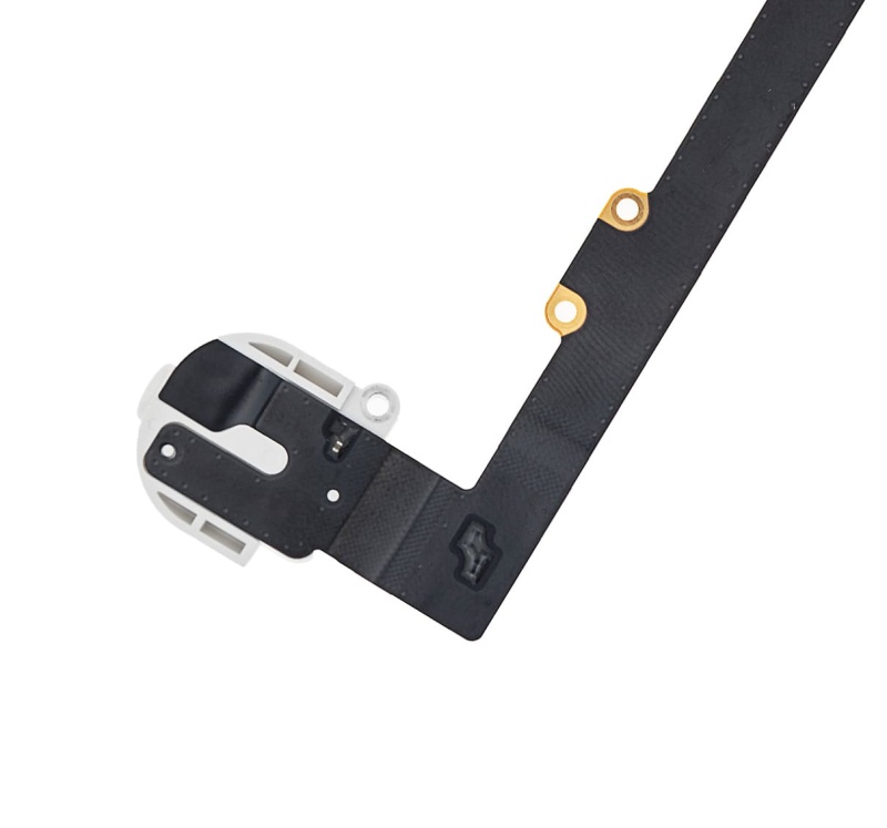 Headphone Jack Flex Compatible For iPad 7 (2019) / iPad 8 (2020) (White) (4G Version)