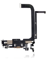 Charging Port Flex Cable Compatible For iPhone 13 Pro Max (Aftermarket Plus) (Gold)
