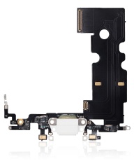 Charging Port Flex Cable Compatible For iPhone SE (2020) (Aftermarket Plus) (White)