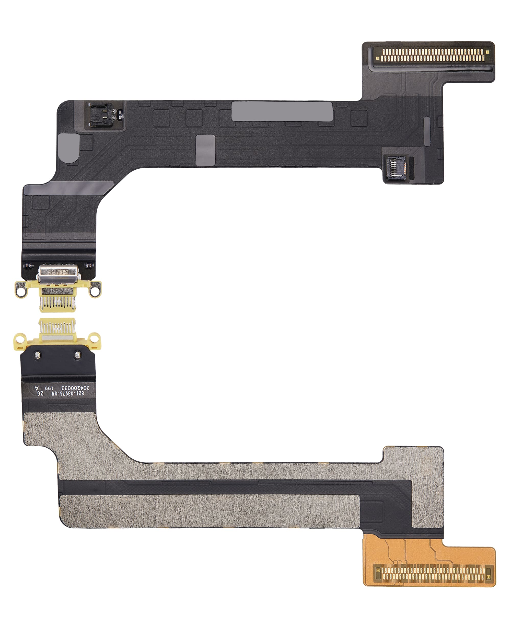 Charging Port Flex Cable Compatible For iPad 10 (2022) (4G Version) (Premium) (Yellow)