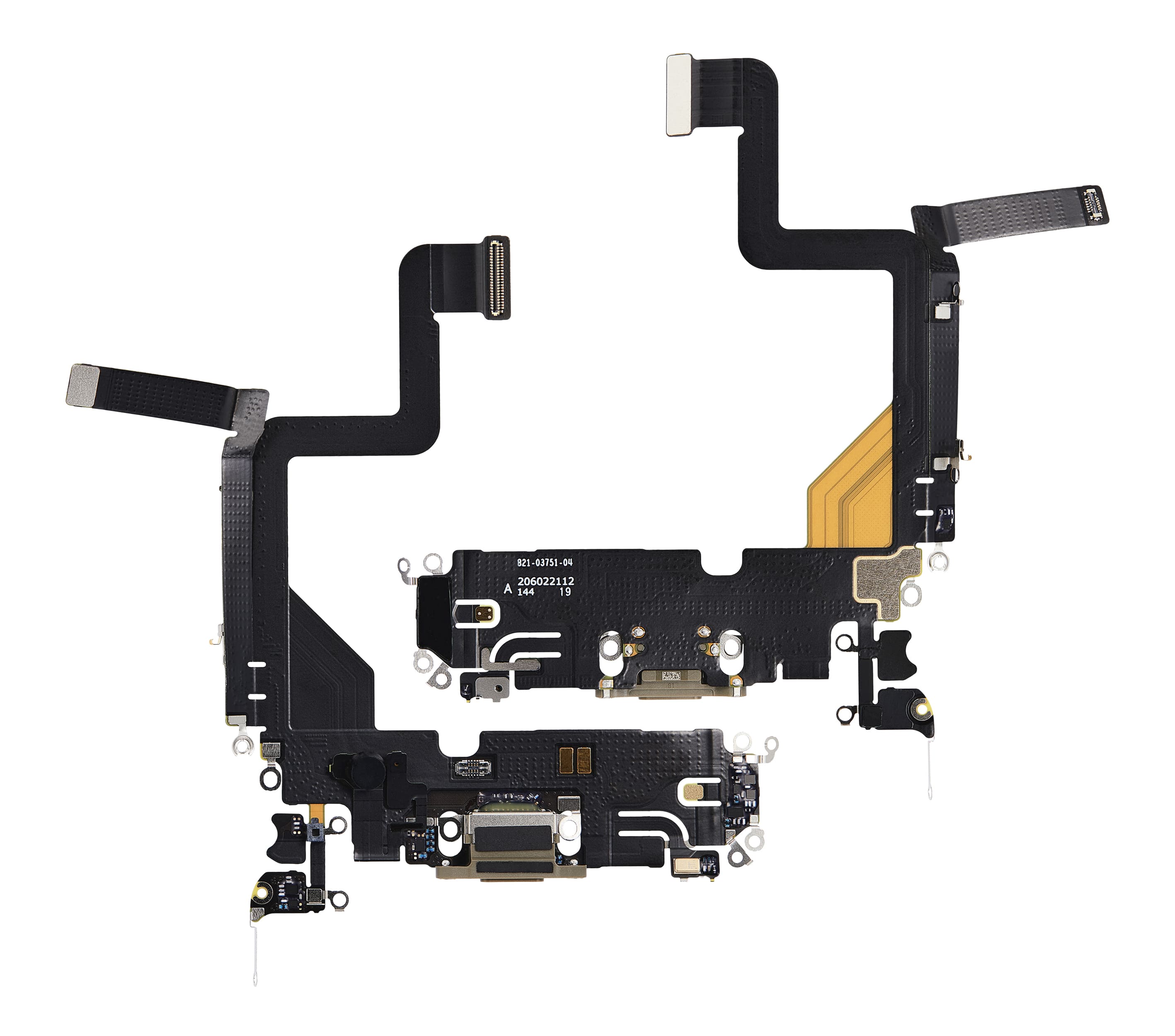 Charging Port Flex Cable Compatible For iPhone 14 Pro (Premium) (Gold)