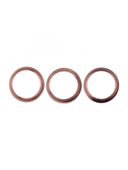 Back Camera Bezel Ring Only Compatible For iPhone 11 Pro / 11 Pro Max (Gold) (3 Piece Set) (10 Pack)
