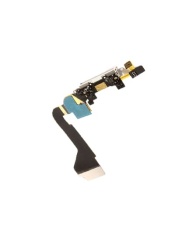 Charging Port Cable Compatible For iPhone 4 (GSM) (White)