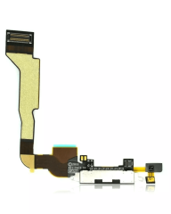 Charging Port Cable Compatible For iPhone 4 (CDMA) (White)