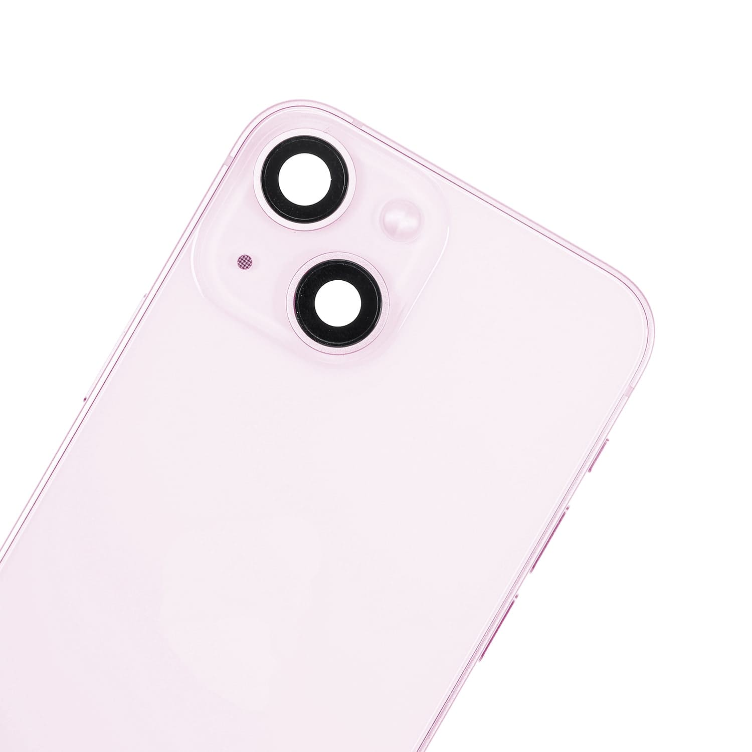 Back Housing W/ Small Components Pre-Installed Compatible For iPhone 13 Mini (US Version) (Used OEM Pull: Grade A) (Pink)