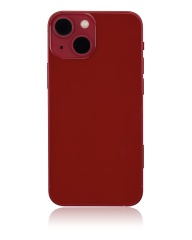 Back Housing W/ Small Components Pre-Installed Compatible For iPhone 13 Mini (US Version) (No Logo) (Aftermarket Plus) (Red)
