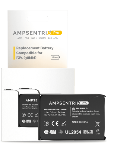 Replacement Battery Compatible For Watch Series 1 (38MM) (AmpSentrix Pro)