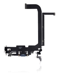 Charging Port Flex Cable Compatible For iPhone 13 Pro Max (Used OEM Pull) (Sierra Blue)
