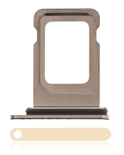 Single Sim Card Tray Compatible For iPhone 11 Pro / 11 Pro Max (Gold)