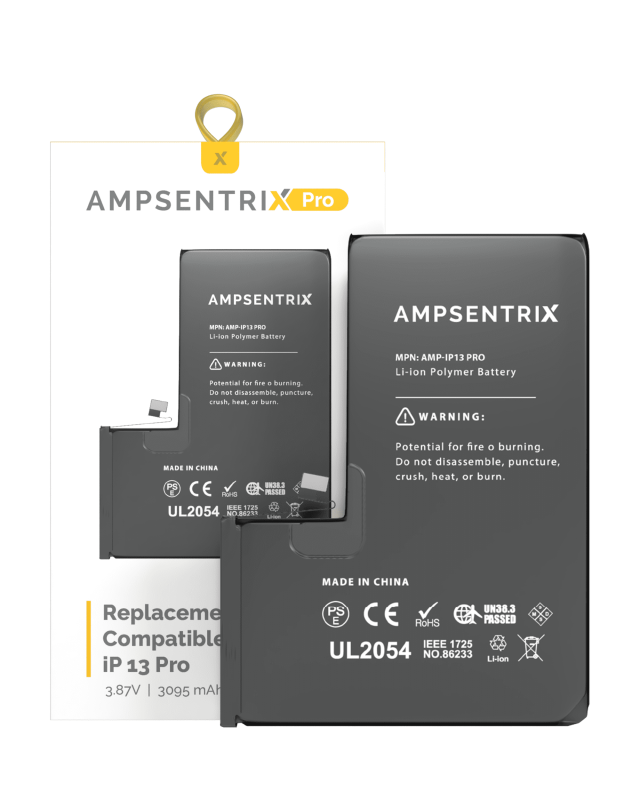 Replacement Battery Compatible For iPhone 13 Pro (AmpSentrix Pro)