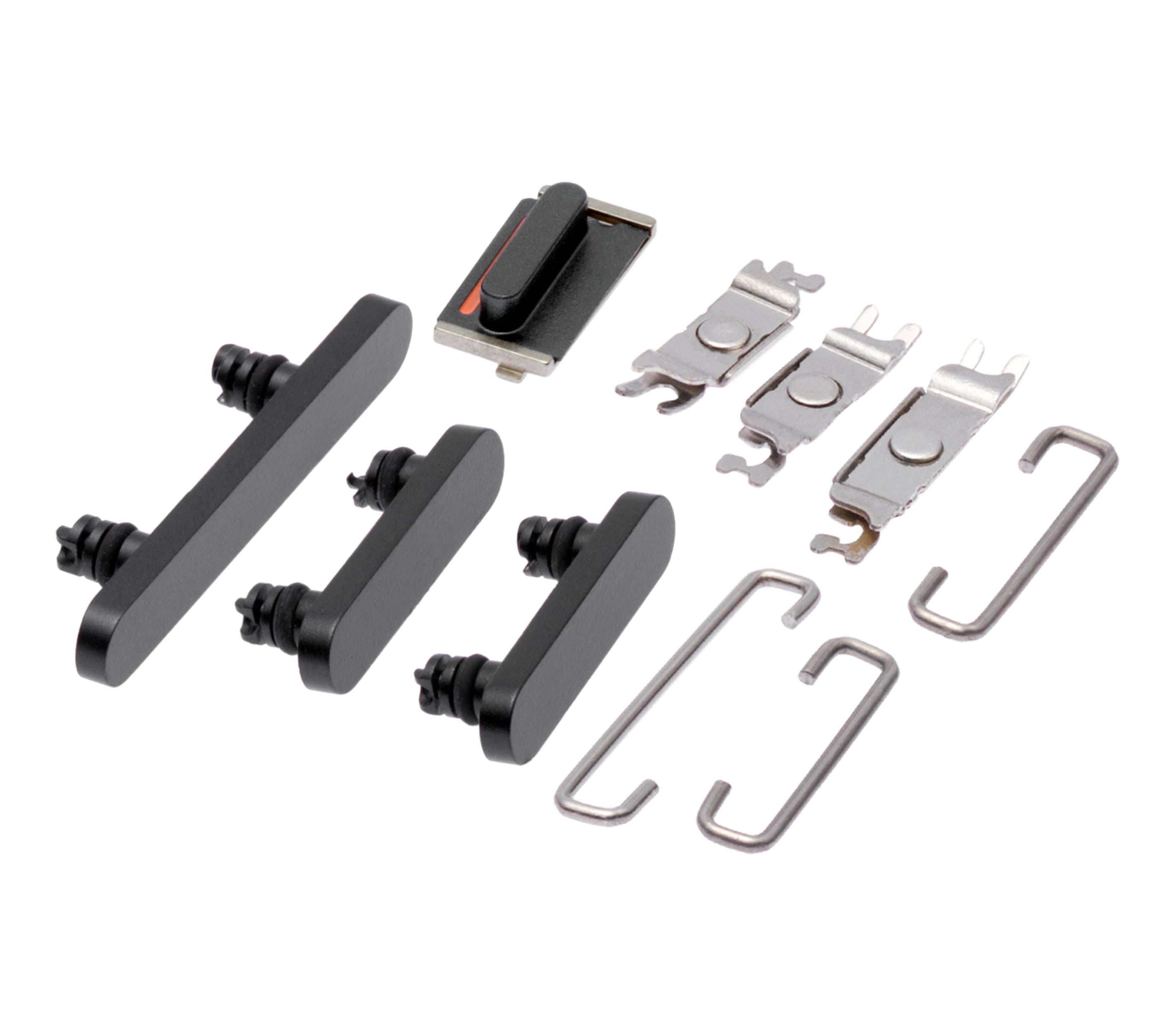 Hard Buttons (Power / Volume / Switch) Compatible For iPhone 13 / 13 Mini (Midnight)