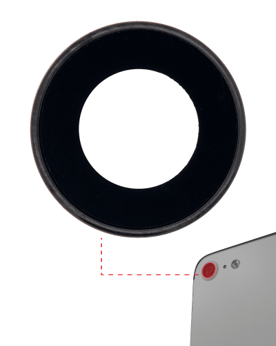 Back Camera Lens With Bracket &amp; Bezel Compatible For iPhone 7 (10 Pack) (Real Sapphire l Premium)