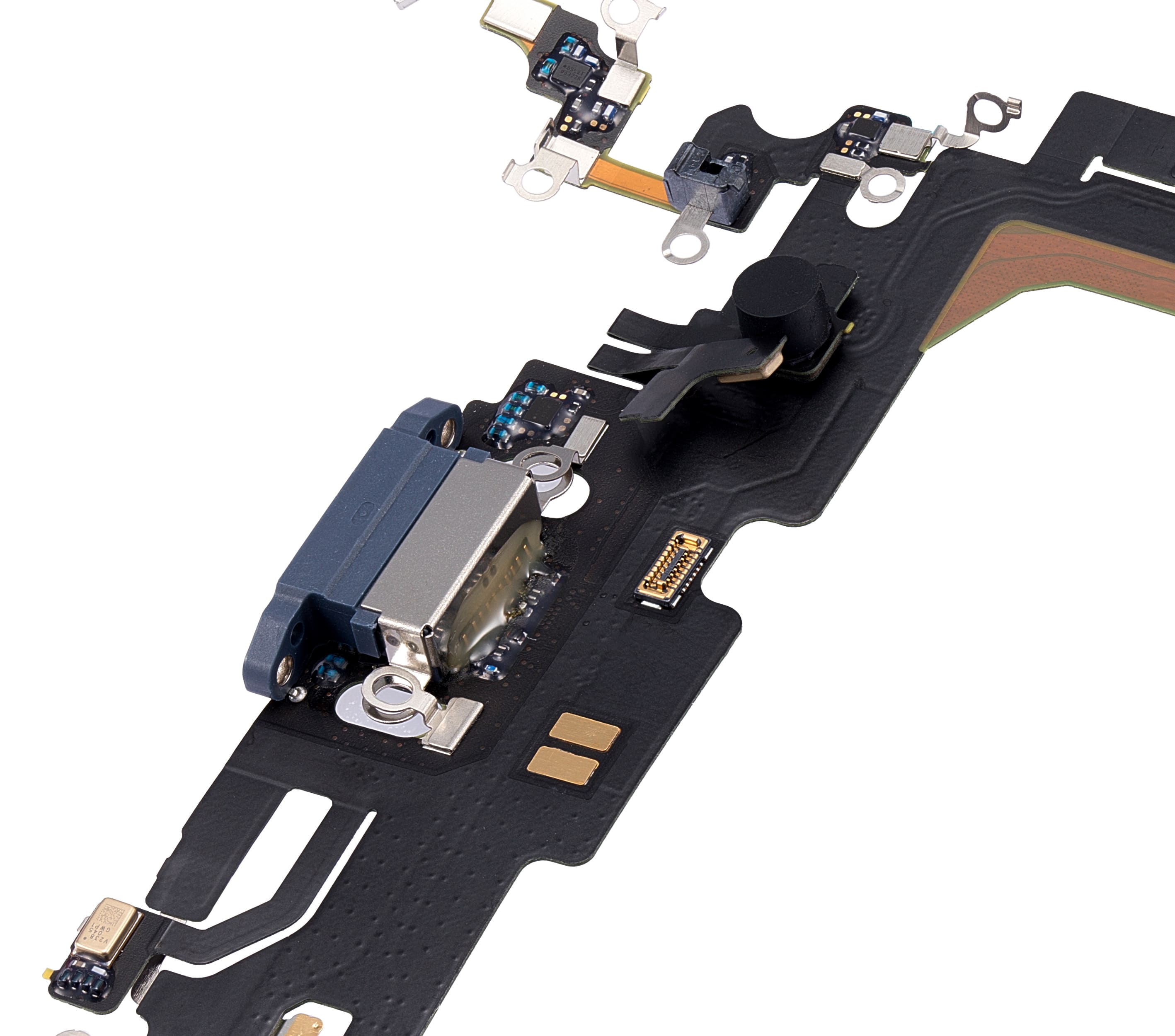Charging Port Flex Cable Compatible For iPhone 13 Pro Max (Used OEM Pull) (Sierra Blue)